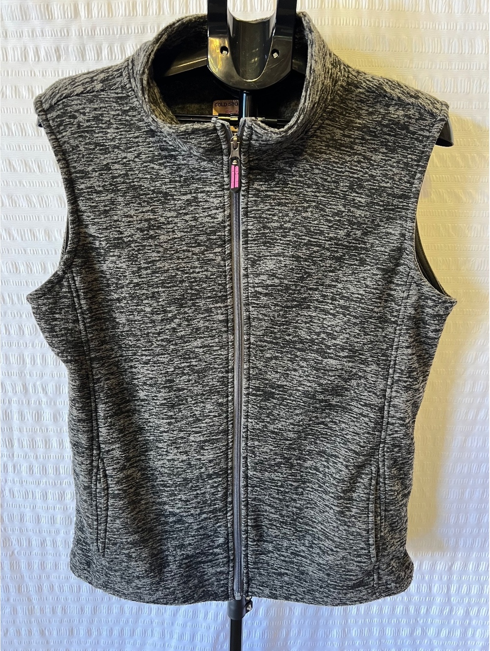 Cold Storage Foul Weather Gear Women’s Large Gray Heather Fleece Vest Full Zip